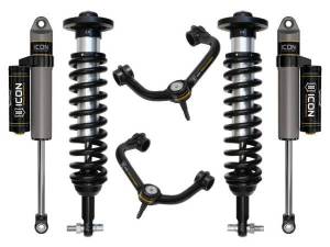 ICON Vehicle Dynamics - ICON Vehicle Dynamics 21-23 FORD F150 2WD 0-3" STAGE 3 SUSPENSION SYSTEM W TUBULAR UCA - K93123T - Image 1