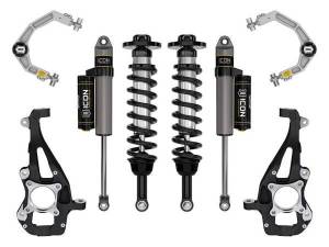 ICON Vehicle Dynamics - ICON Vehicle Dynamics 21-23 FORD F150 4WD 3.5-4.5" STAGE 2 SUSPENSION SYSTEM W BILLET UCA - K93142 - Image 1