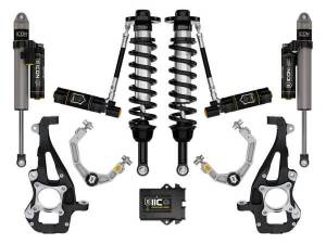 ICON Vehicle Dynamics 21-23 FORD F150 4WD 3.5-4.5" STAGE 5 SUSPENSION SYSTEM W BILLET UCA - K93145