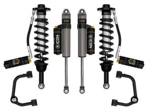 ICON Vehicle Dynamics 21-23 FORD F150 TREMOR 4WD 2.5-3" STAGE 4 SUSPENSION SYSTEM W TUBULAR UCA - K93164T