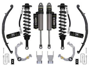 ICON Vehicle Dynamics - ICON Vehicle Dynamics 21-23 FORD F150 TREMOR 4WD 2.5-3" STAGE 3 SUSPENSION SYS BILLET UCA / LEAF PACK - K93163L - Image 1