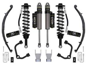 ICON Vehicle Dynamics - ICON Vehicle Dynamics 21-23 FORD F150 TREMOR 4WD 2.5-3" STAGE 3 SUSPENSION SYS TUBULAR UCA / LEAF PACK - K93163TL - Image 1