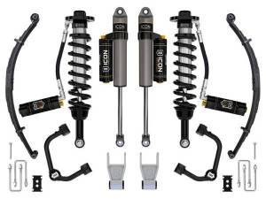 ICON Vehicle Dynamics - ICON Vehicle Dynamics 21-23 FORD F150 TREMOR 4WD 2.5-3" STAGE 4 SUSPENSION SYS TUBULAR UCA / LEAF PACK - K93164TL - Image 1