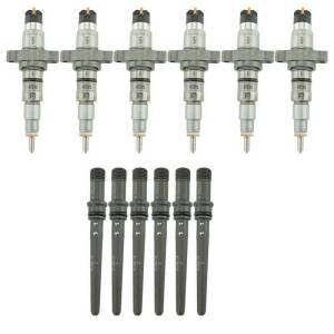 Industrial Injection Dodge Remain Injector Pack For 2004.5-2007 5.9L Cummins Stock With Connecting Tubes - 215312