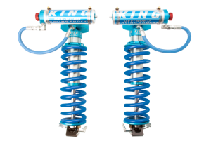 King Shocks 2005+ Ford F-250 4WD Front 2.5 Dia Remote Res Coilover Conversion w/Adjuster (Pair) - 25001-146A