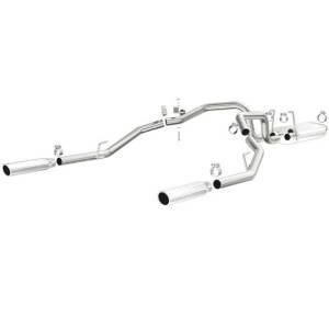 Magnaflow - Magnaflow 09-13 Dodge Ram 1500 V6 3.6L Dual Spilt Rear Exit Polished Stainless C/B Perf Exhaust - 15249 - Image 2