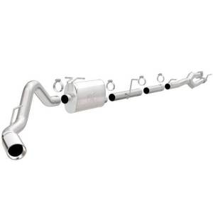 Magnaflow - MagnaFlow Sys C/B 11-15 Ford Super Duty F250 6.2L EC CC, SS 3.5in Single Rear Pass Side Ext 5in Tip - 19174 - Image 2
