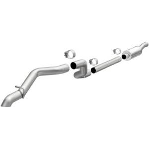 MagnaFlow Cat Back 2018 Jeep Wrangler 2.0L Rock Crawler Series Single Exit Stainless Exhaust - 19428