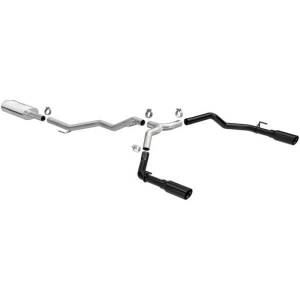 MagnaFlow 2020 Jeep Gladiator 3in Street Series Dual Split Exit SS Cat-Back Exhaust w/Black Tips - 19487