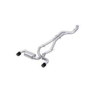 MBRP Exhaust - MBRP Exhaust 3in Cat-BackDual Rear ExitT304CF Tips - S43003CF - Image 1