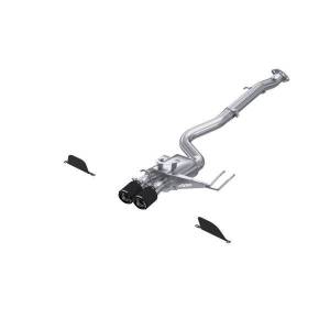 MBRP Exhaust - MBRP Exhaust 3in Cat-BackDual Center Rear ExitT304CF Tips - S43033CF - Image 1