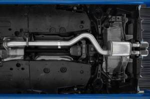 MBRP Exhaust - MBRP Exhaust 3in Cat-BackDual Center Rear ExitT304CF Tips - S43033CF - Image 3