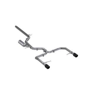 MBRP Exhaust 3in. Cat-BackDual Split Rear ExitT304CF Tips - S46083CF