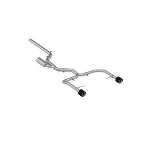 MBRP Exhaust - MBRP Exhaust 3in. Cat-Back2.5in. Dual Split RearT304CF Tips - S46153CF - Image 1