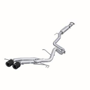 MBRP Exhaust 2.5in. Cat-BackDual Rear ExitT409CF Tips - S47034CF