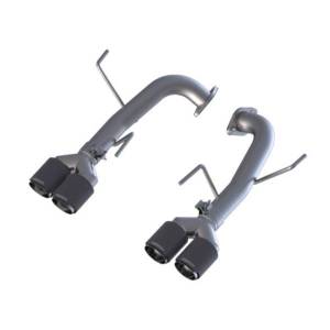 MBRP Exhaust - MBRP Exhaust 2.5in. Axle-BackDual Split Rear ExitT304CF Tips - S48013CF - Image 1