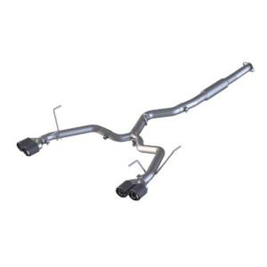MBRP Exhaust 3in. Cat-BackDual Split Rear ExitRace VersionT304CF Tips - S48023CF