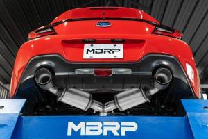 MBRP Exhaust - MBRP Exhaust 3in. Cat-BackDual Split RearT304CF Tips - S48043CF - Image 3