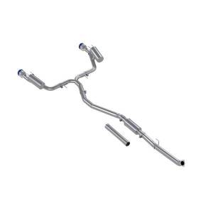 MBRP Exhaust 3in. Cat-Back2.5in. Dual Split RearT304BE - S49033BE