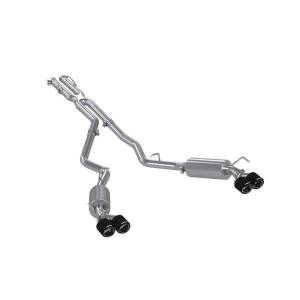 MBRP Exhaust 2.5in. Cat-BackDual Rear ExitT304Quad CF Tips - S52053CF