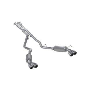 MBRP Exhaust 2.5in Cat-BackDual Rear ExitALQuad Tips - S5205AL