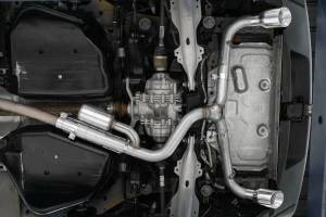 MBRP Exhaust - MBRP Exhaust 2.5in. Resonator-BackDual Split Rear ExitBLK - S5207BLK - Image 4