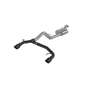 MBRP Exhaust - MBRP Exhaust 3in. Cat-Back2.5in. Dual Split Rear ExitBLK - S5241BLK - Image 1