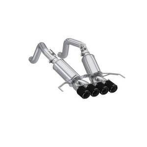 MBRP Exhaust 3in. Axle-BackDual MufflerDual Rear ExitQuad CF TipT304 - S70303CF