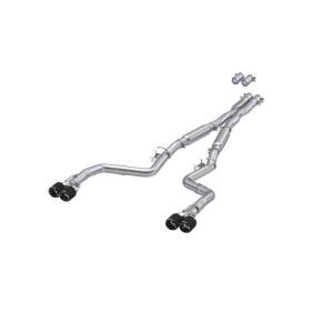 MBRP Exhaust 3in. Cat-BackDual Rear ExitStreet VersionT304Quad CF Tips - S71133CF