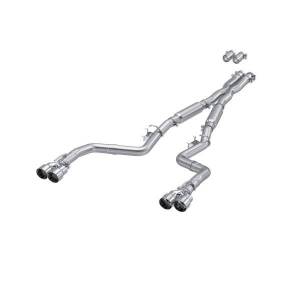 MBRP Exhaust - MBRP Exhaust 3in. Cat-BackDual Rear ExitStreet VersionALQuad Tips - S7113AL - Image 1