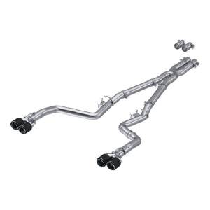 MBRP Exhaust 3in. Cat-BackDual Rear ExitRace VersionT304Quad CF Tips - S71143CF