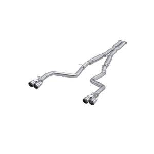MBRP Exhaust 3in. Cat-BackDual Rear ExitStreet VersionALQuad Tips - S7115AL