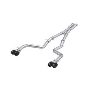 MBRP Exhaust 3in. Cat-BackDual Rear ExitRace VersionT304Quad CF Tips - S71163CF