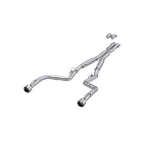 MBRP Exhaust - MBRP Exhaust 3in. Cat-BackDual Rear ExitStreet VersionALDual Tips - S7117AL - Image 1