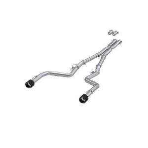 MBRP Exhaust - MBRP Exhaust 3in. Cat-BackDual Rear ExitRace VersionT304Dual CF Tips - S71183CF - Image 1