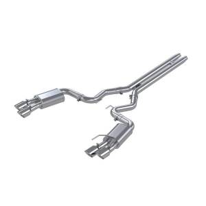 MBRP Exhaust 3in. Cat-BackDual Rear ExitQuad TipsStreet VersionT304 - S7205304
