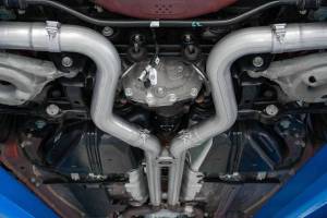 MBRP Exhaust - MBRP Exhaust 3in. Cat-BackDual Rear ExitQuad CF TipsStreet VersionT304 - S72053CF - Image 4