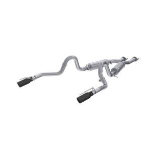 MBRP Exhaust - MBRP Exhaust 2.5in. Cat-BackDual Rear ExitALBLK Tips - S7221ALBT - Image 1