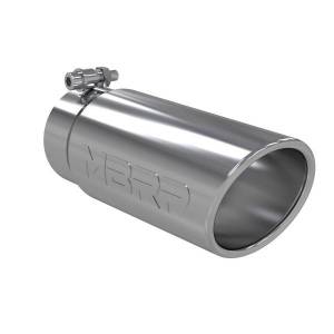 MBRP Exhaust - MBRP Exhaust Tip4in. O.D. Angled Rolled End 3in. inlet 10in. lengthT304. - T5112 - Image 1