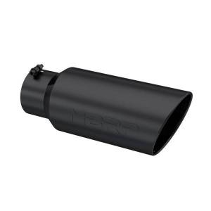 MBRP Exhaust Tip7in. O.D.Rolled End5in. inlet 18in. in lengthBLK. - T5127BLK
