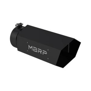 MBRP Exhaust MBRP Black Series Universal 5" Hexagon Shaped Tip. - T5166BLK