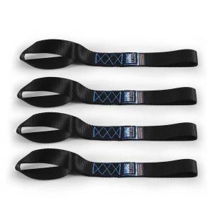 Mishimoto Borne Off-Road Heavy-Duty Ratchet Tie-Down Kit (4-pack), Black - BNRTC-TDHD-4BK