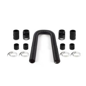 Mishimoto Universal Flexible Stainless Steel Radiator Hose Kit, 36", Black - MMAH-U36BK