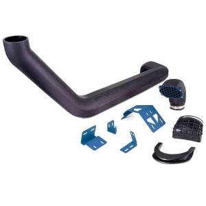 Mishimoto Jeep Wrangler JL Snorkel, 2018+, Micro-Wrinkle Blue - MMAI-JL-18NMWBL