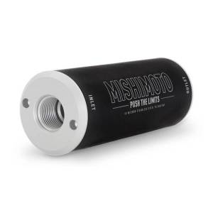 Mishimoto High-Performance -10AN Fuel Filter, Slim, 10-Micron Stainless-Steel Insert - MMFF-SL-S010