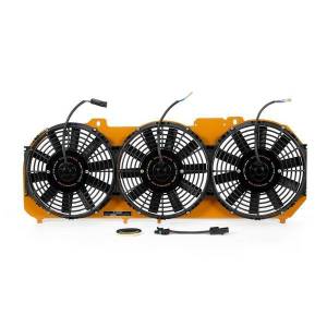 Mishimoto Performance Aluminum Fan Shroud, fits Jeep Cherokee XJ 4.0L 1989-2001, Gold - MMFS-XJ-89GD