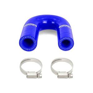 Mishimoto Silicone GM LS V8 Heater Core Bypass Hose, Blue - MMHOSE-LSHB-BL