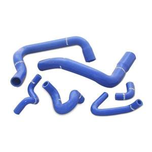 Mishimoto Ford Mustang GT/Cobra Silicone Radiator Hose Kit,1986-1993, Blue - MMHOSE-MUS-86BL