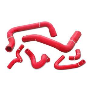 Mishimoto Ford Mustang GT/Cobra Silicone Radiator Hose Kit,1986-1993, Red - MMHOSE-MUS-86RD