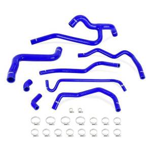 Mishimoto Silicone Radiator & Heater Hose Kit, fits Ford Mustang V6 4.0L 2005-2010, Blue - MMHOSE-MUS40-05BL